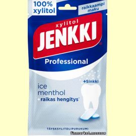 Жевательная резинка Jenkki Professional Ice Menthol 90 гр.