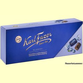 Конфеты шоколадные Karl Fazer Blueberry Chocolate 270 гр.