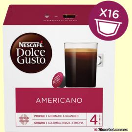 Кофе в капсулах Nescafé Dolce Gusto Americano (АМЕРИКАНО) 16 шт.