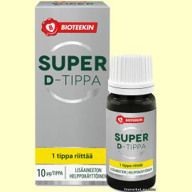Bioteekin Super D-tippa, Витамин Д - масляный раствор 8 мл.