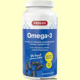 Friggs Omega-3 Säästöpakkaus 135 капсул