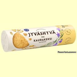 Печенье овсяное Jyväshyvä Kaurakeksi 175 гр.