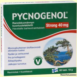 Pycnogenol® Strong 40 мг. 60 табл.
