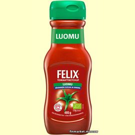 Кетчуп томатный Felix Luomu vähemmän suolaa ja sokeria 485 гр.
