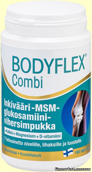 Заказать Bodyflex Combi 180 табл. в службе доставки Finmarket-Moscow -  товары из Финляндии в Москве