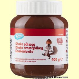 Крем шоколадно-ореховый X-tra Kaakaolevite, 400 гр.