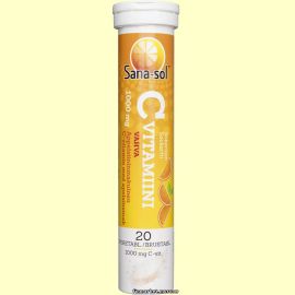 Sana-sol C-vitamiini – 1000 mg Appelsiininmakuinen 20 таблеток