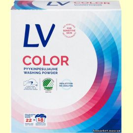 Стиральный порошок для цветного белья LV Color Pyykinpesujauhe 750 гр.