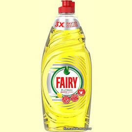 Жидкость для мытья посуды Fairy Platinum Lemon 625 мл.