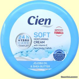 Крем для тела увлажняющий Cien Moisturising Body Cream Soft 250 мл.