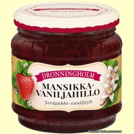 Варенье клубнично-ванильное Dronningholm mansikka-vaniljahillo 440 гр.
