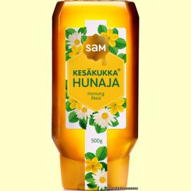 Мёд цветочный жидкий SAM Kesäkukka Juokseva Hunaja 500 гр.