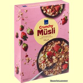 Мюсли Rainbow Müsli Crunchy jogurtti-mansikka muromysli 725 гр.