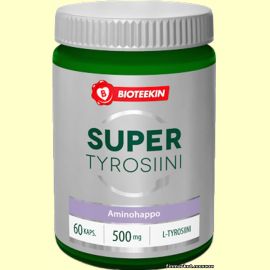 Bioteekin Super Tyrosiini L-тирозин 500 мг. 60 капсул