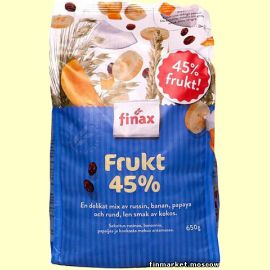 Мюсли фруктовые Finax Hedelmää 45 % 650 гр.