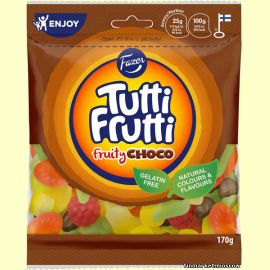 Конфеты Fazer Tutti Frutti Fruity Choco 170 гр.