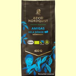 Кофе зерновой Arvid Nordquist Selection Amigas 450 гр.