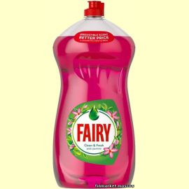 Жидкость для мытья посуды Fairy Washing Up Liquid Pink Jasmine 1.19 л.