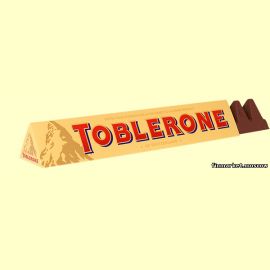 Шоколад молочный Toblerone с медово-миндальной нугой 100 гр.