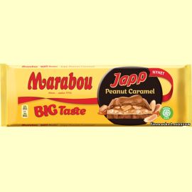 Шоколад молочный Marabou BigTaste Japp Peanut Caramel 276 гр.