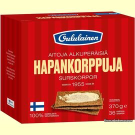 Хлебцы Oululainen Hapankorppu 370 гр.