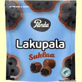 Конфеты лакричные Panda Lakupala Suklaa 180 гр.