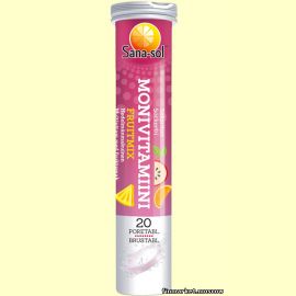 Sana-sol Monivitamiini Fruitmix мультивитамины шипучие таблетки 20 шт.