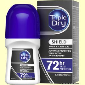 Антиперспирант Triple Dry Shield with Charcoal 50 мл.