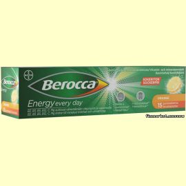 Berocca Energy Orange мультивитаминные шипучие таблетки 15 шт.