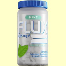 FLUX MINT фторсодержащие таблетки со вкусом мяты 300 шт.