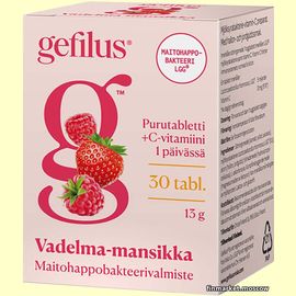 Gefilus Vadelma-mansikka 30 шт.