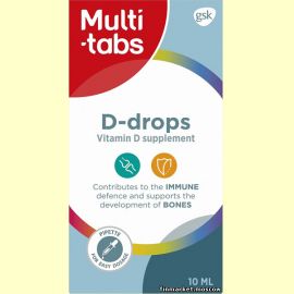 Multi-tabs D-Tipat. Витамин D3 для детей и взрослых 10 мл.