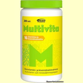 Multivita Monivitamiini Витаминно-минеральный комплекс 200 табл.