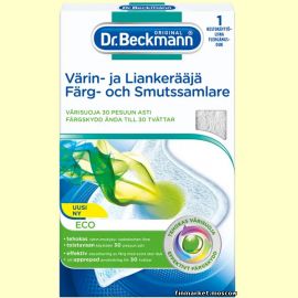 Салфетка-ловушка для цвета и грязи многоразовая Dr Beckmann Värin- ja liankerääjä 1 шт.