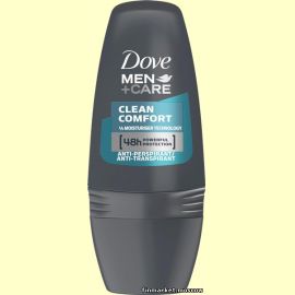 Антиперспирант роликовый Dove Men+Care Roll-on Clean Comfort 50 мл.