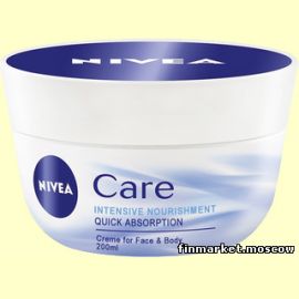 Крем питательный NIVEA Care Nourishing Cream 200 мл.