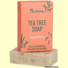 Мыло натуральное Nurme Tea Tree Soap 100 гр.