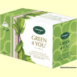 Чай зелёный пакетированный Nordqvist Green 4 You 20 шт.