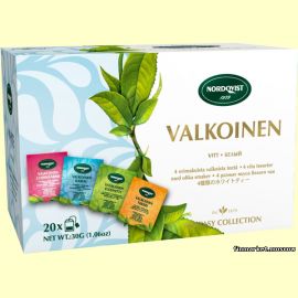 Чай белый ассорти, пакетированный Nordqvist Valkoinen 20 шт.