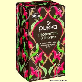 Чай травяной пакетированный Pukka Peppermint & Licorice 20 шт.