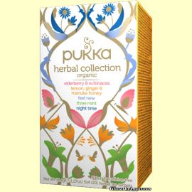 Чай травяной ассорти пакетированный Pukka Herbal Collection 20 шт.