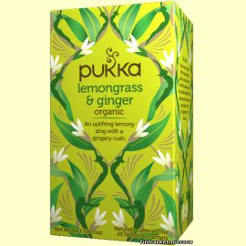 Чай травяной пакетированный Pukka Lemongrass & Ginger 20 шт.