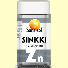 Sana-sol Sinkki+C-Vitamiini 200 табл.