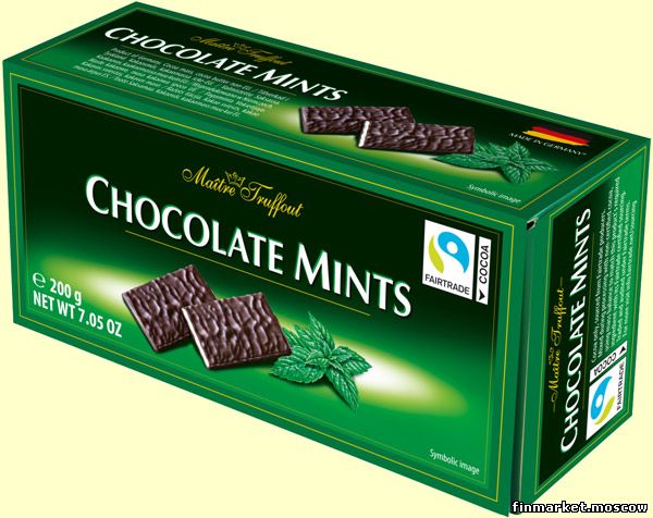 Заказать Шоколад с мятной начинкой Maitre Truffout Chocolate Mints 200 ...