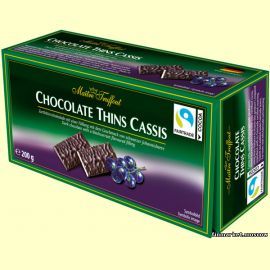 Шоколад Maitre Truffout Chocolate Thins Cassis 200 гр.