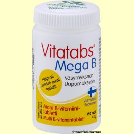 Vitatabs® Mega B Комплекс витаминов B в таблетках 150 табл.