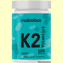 Makrobios K2-vitamiini Витамин К2 100 мкг.