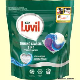 Капсулы для стирки Bio Luvil Classic 15 шт.