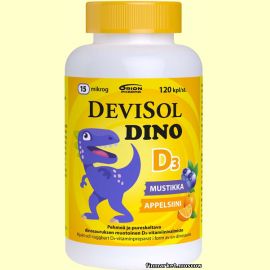 Devisol Dino D3 15 мкг. 120 шт.