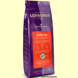 Кофе в зёрнах Löfbergs Inferno 400 гр.